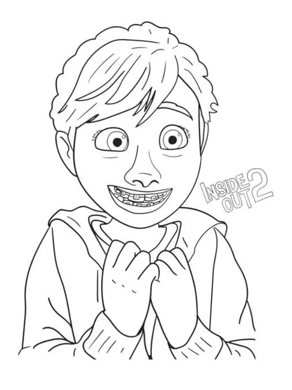 Inside Out 2 coloring pages 64