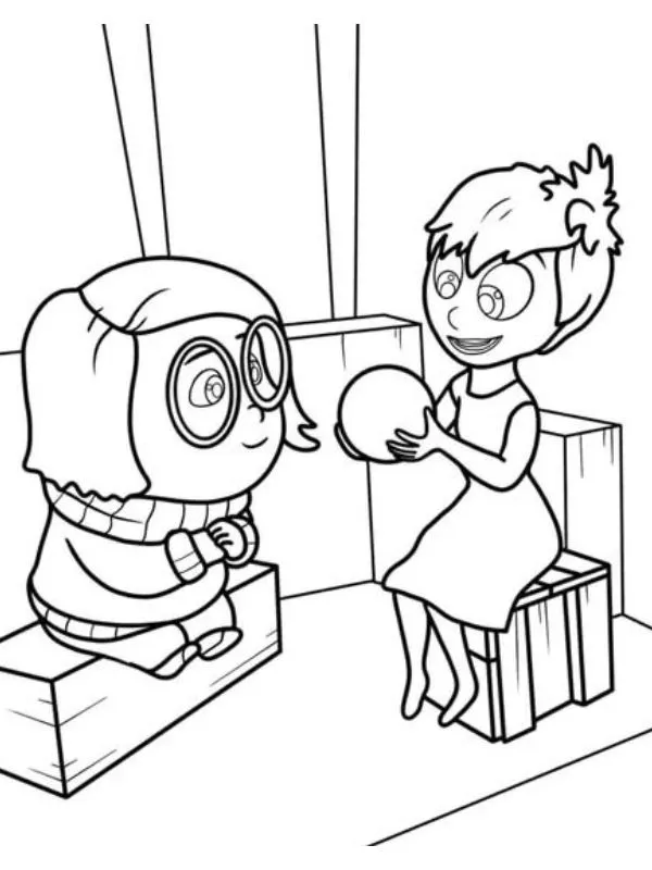 Inside Out 2 coloring pages 73