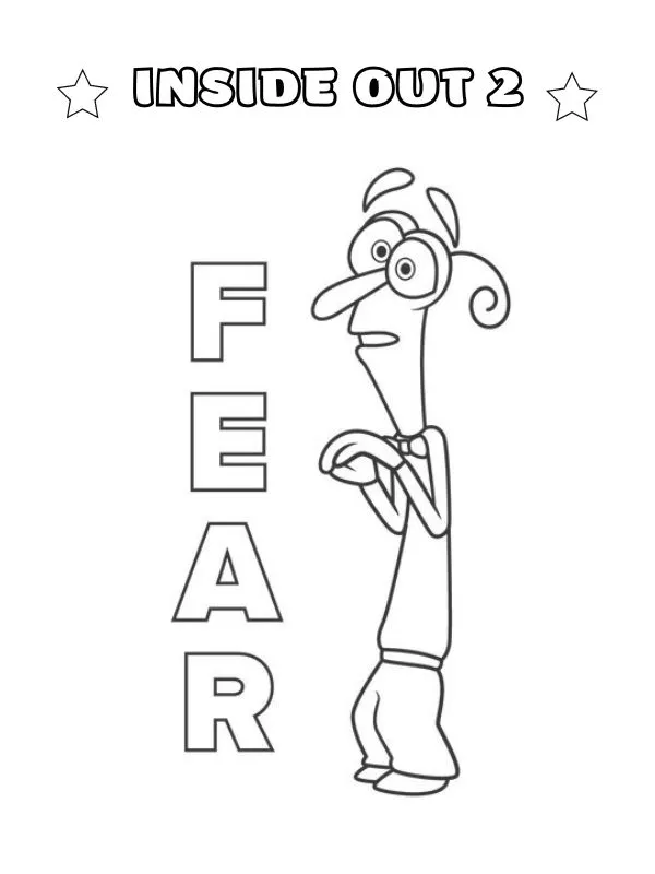 Inside Out 2 coloring pages 74