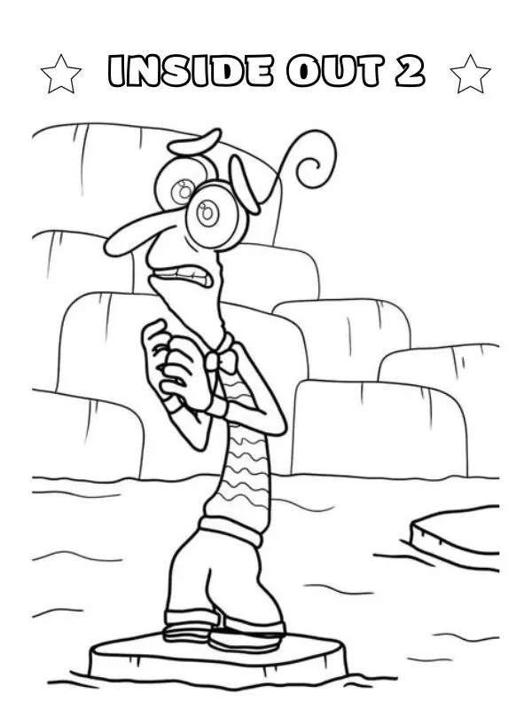 Inside Out 2 coloring pages 79