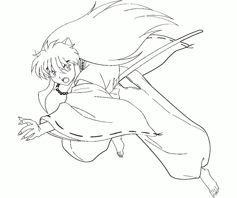 Inuyasha Ausmalbilder 5