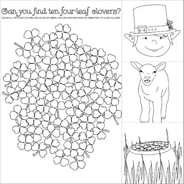 Desenhos de Irlanda Para Colorir 25