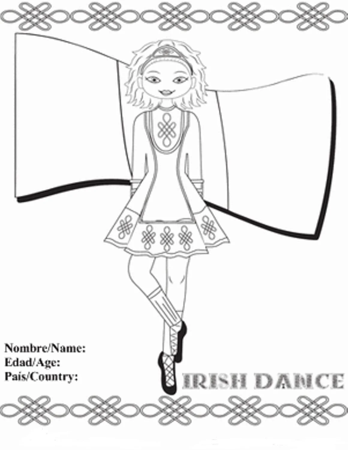 Desenhos de Irlanda Para Colorir 26