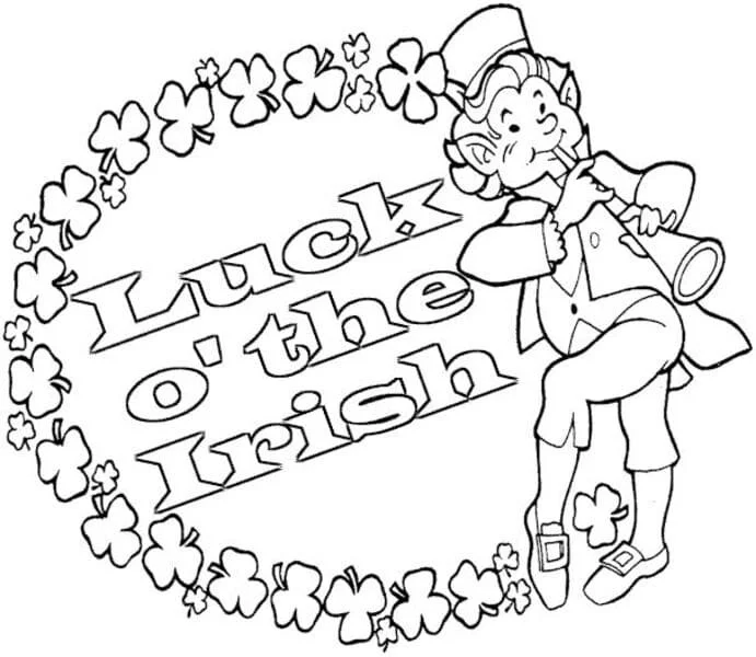 Desenhos de Irlanda Para Colorir 33
