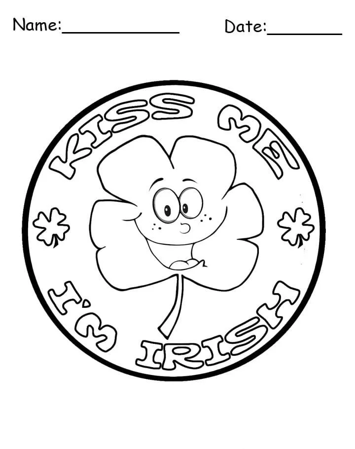 Desenhos de Irlanda Para Colorir 48
