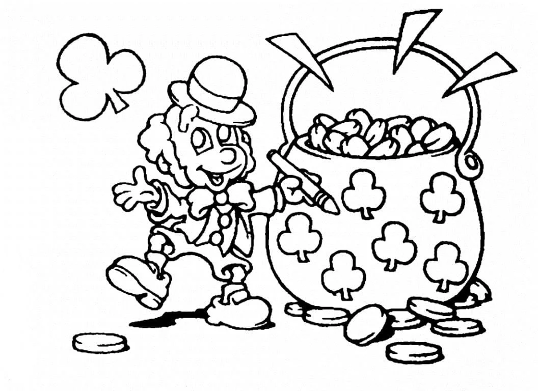 Desenhos de Irlanda Para Colorir 49