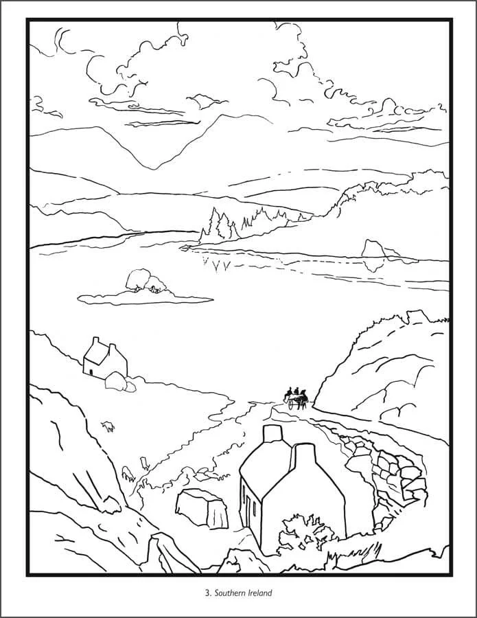 Desenhos de Irlanda Para Colorir 68