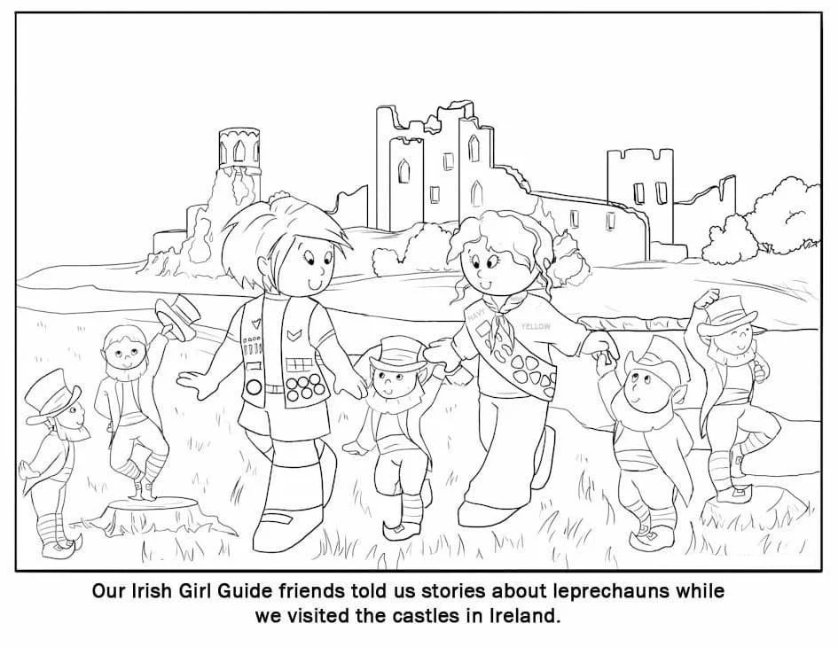 Desenhos de Irlanda Para Colorir 73