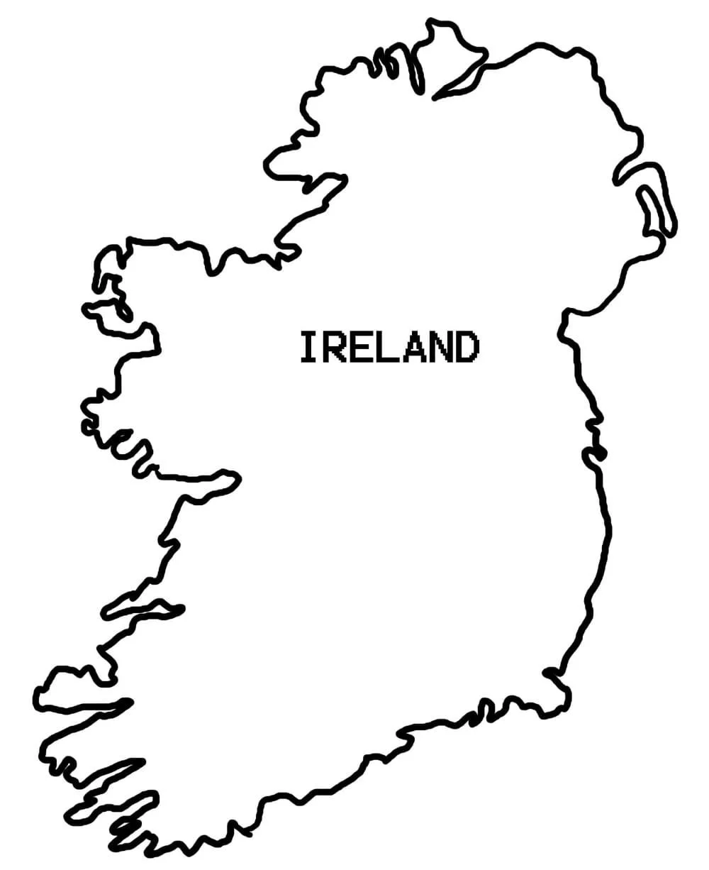 Desenhos de Irlanda Para Colorir 74