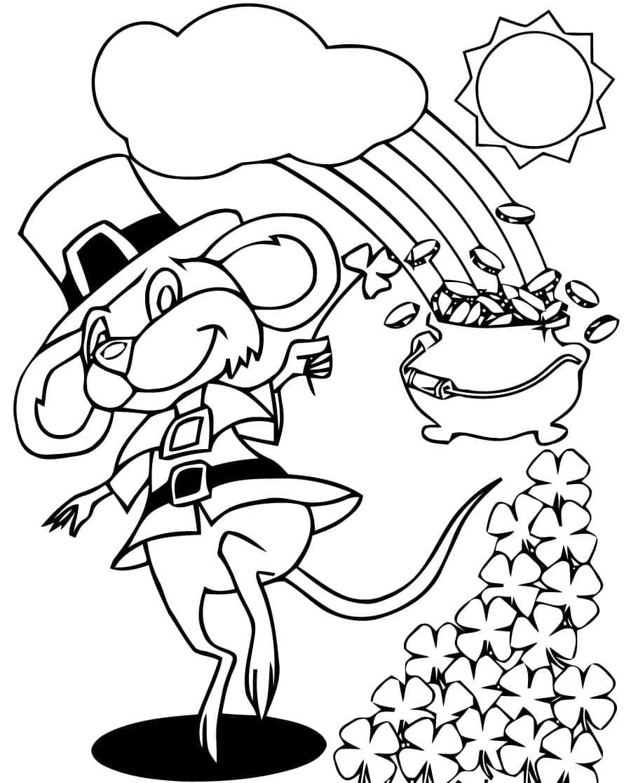 Desenhos de Irlanda Para Colorir 77