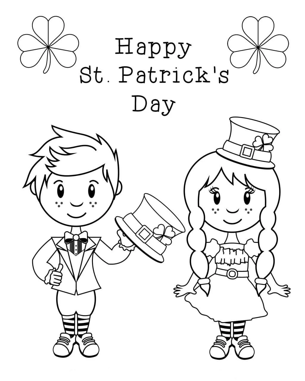 Desenhos de Irlanda Para Colorir 80