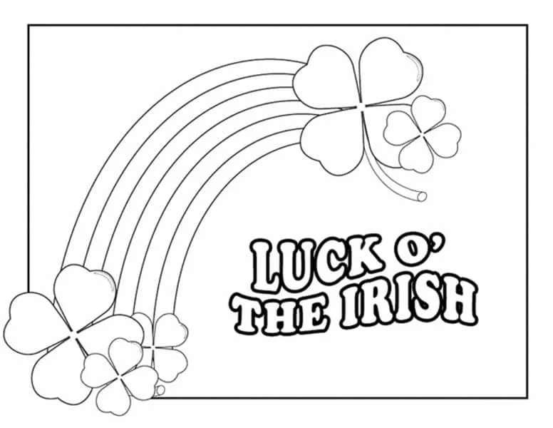 Desenhos de Irlanda Para Colorir 89