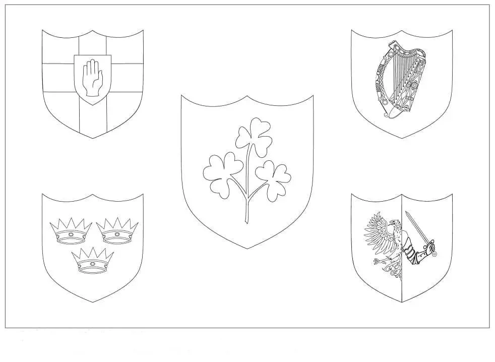 Desenhos de Irlanda Para Colorir 9