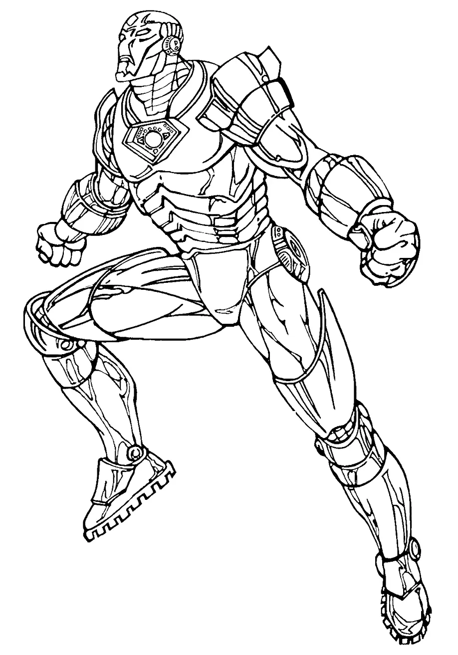 Desenhos de Iron Man Para Colorir 11