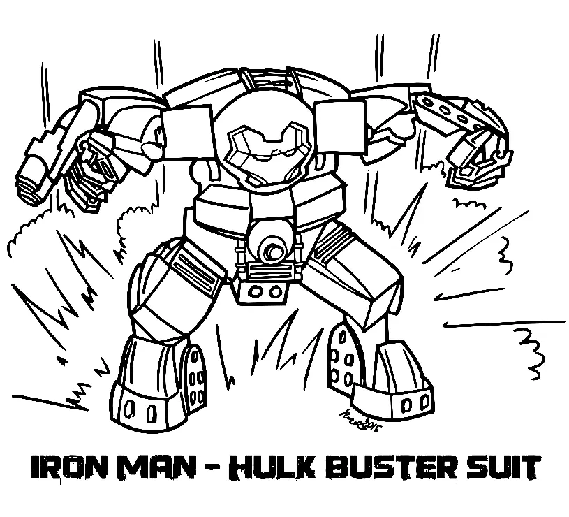 Desenhos de Iron Man Para Colorir 13