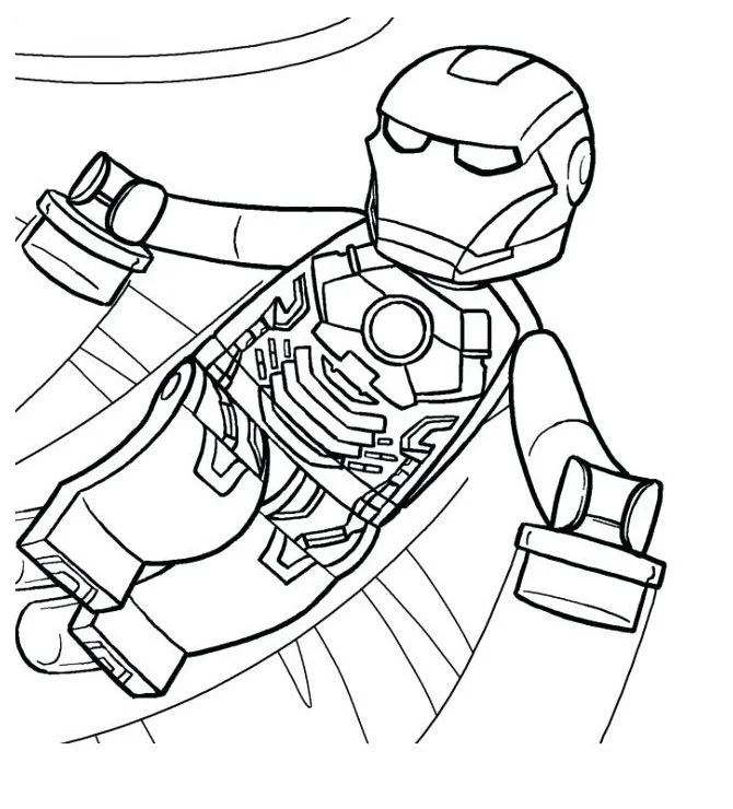 Desenhos de Iron Man Para Colorir 14
