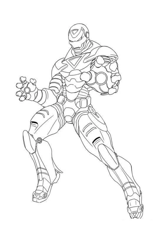 Desenhos de Iron Man Para Colorir 18