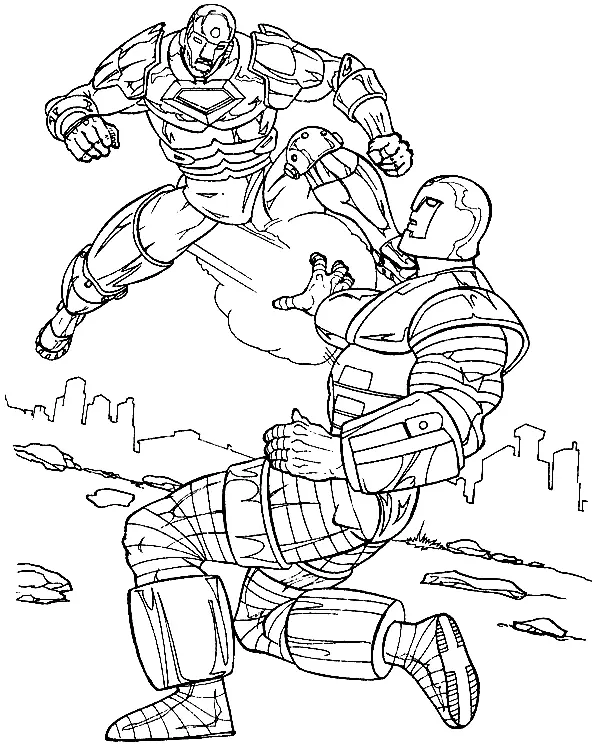 Desenhos de Iron Man Para Colorir 29