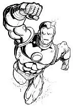 Desenhos de Iron Man Para Colorir 31