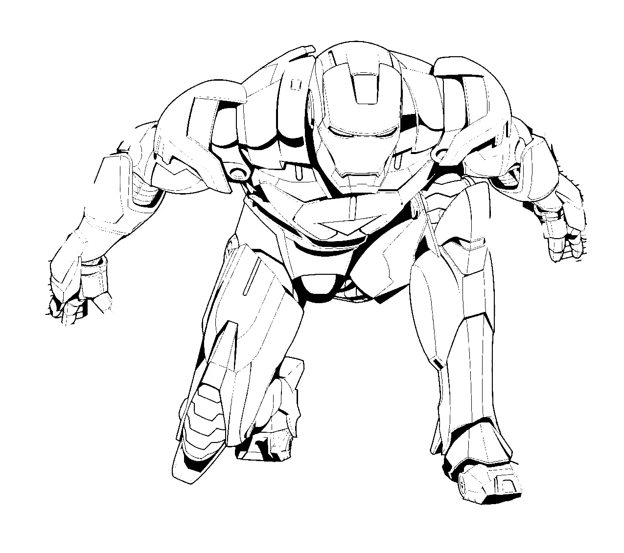 Desenhos de Iron Man Para Colorir 39