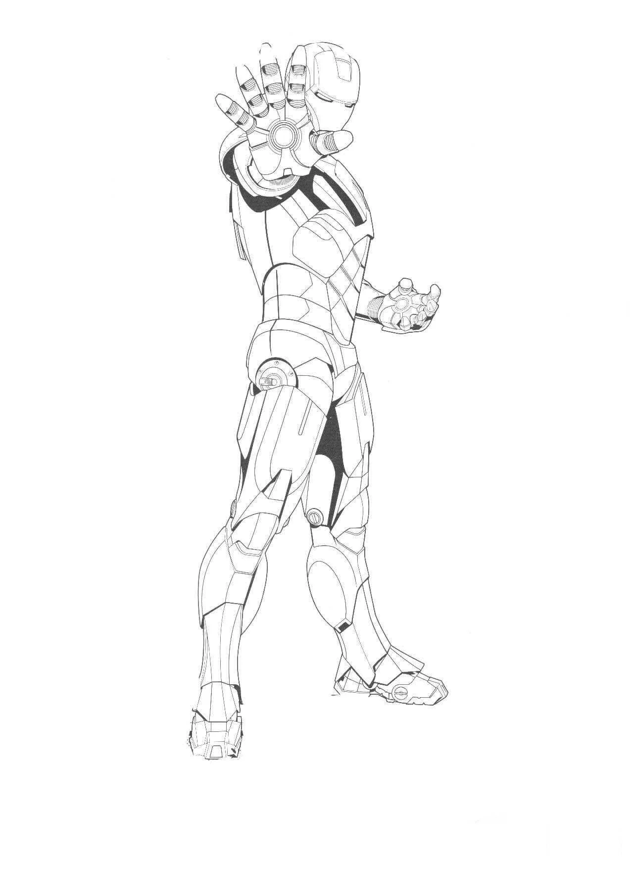 Desenhos de Iron Man Para Colorir 47