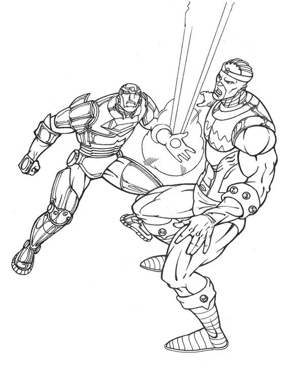 Desenhos de Iron Man Para Colorir