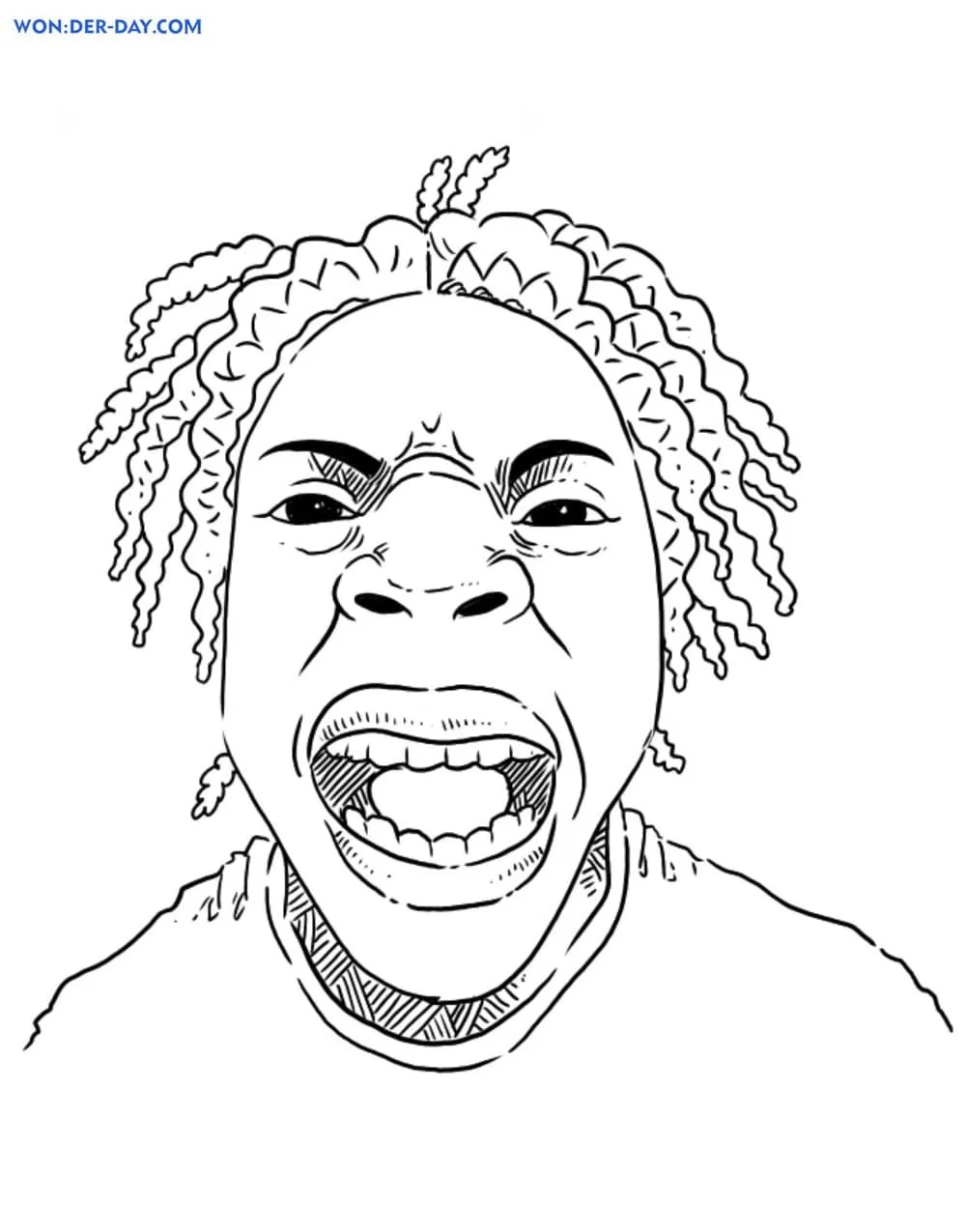 Desenhos de Ishowspeed Para Colorir 4