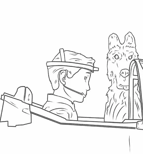 Isle of Dogs Coloring Pages 14