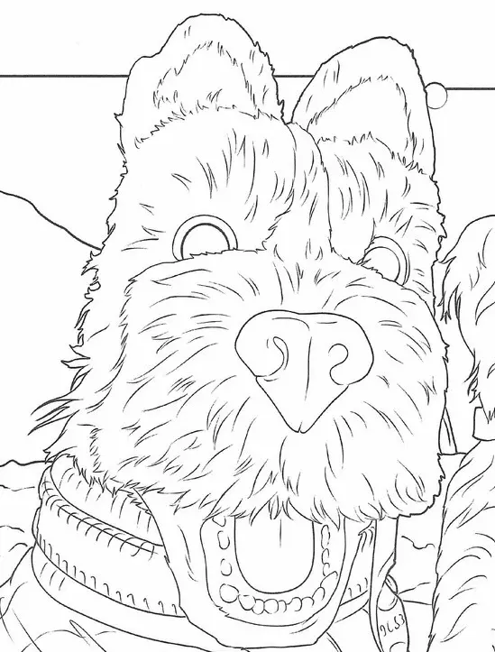 Isle of Dogs Coloring Pages 2