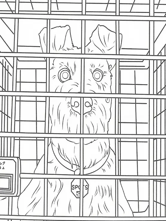 Isle of Dogs Coloring Pages 6