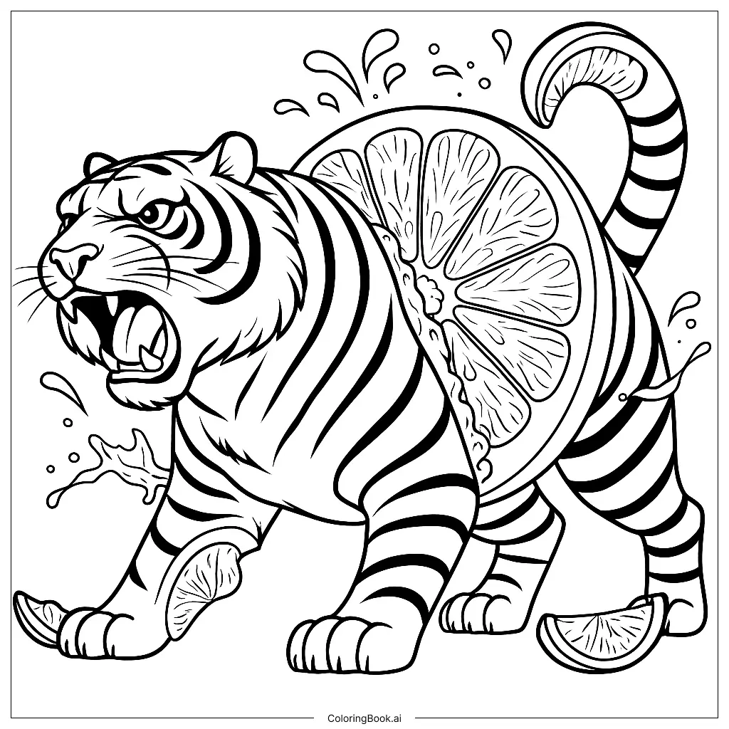 Italian Brainrot Coloring Pages 16