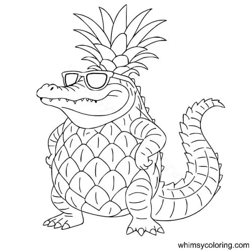 Italian Brainrot Coloring Pages 18