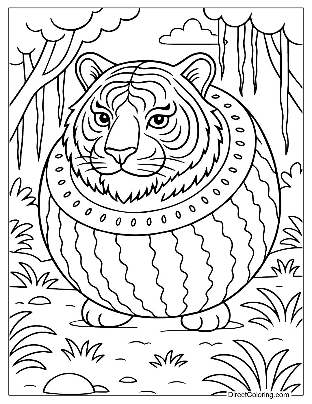 Italian Brainrot Coloring Pages 21