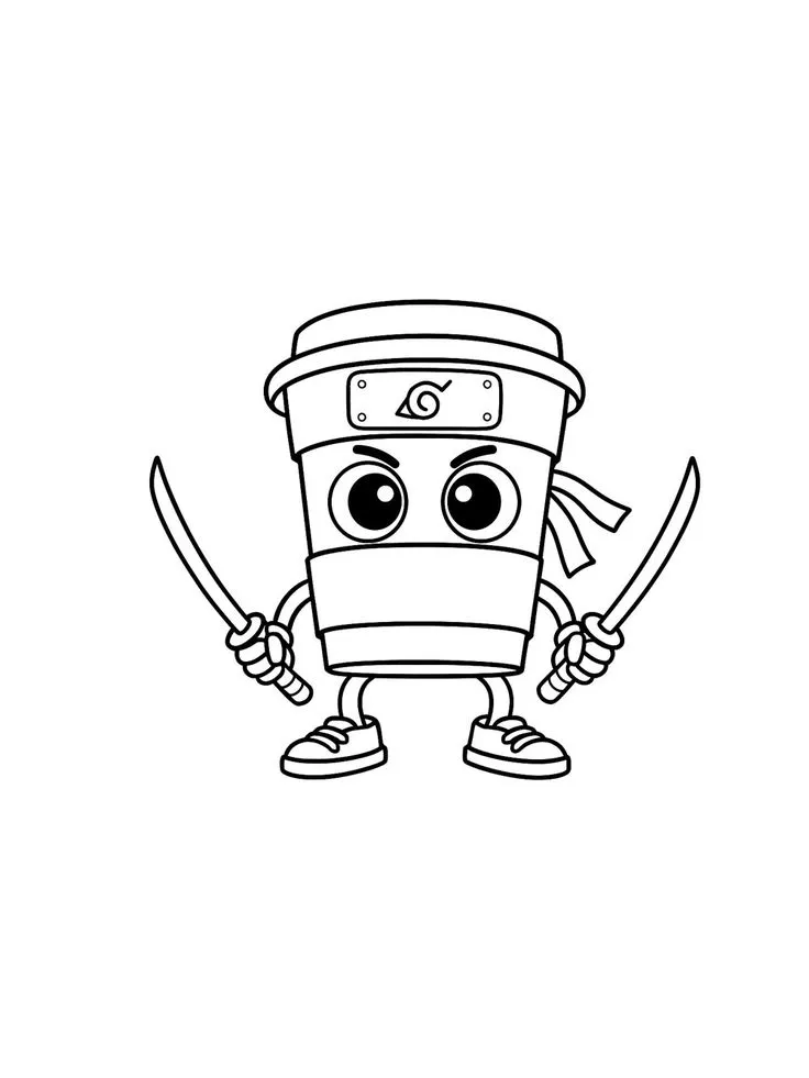 Italian Brainrot Coloring Pages 5