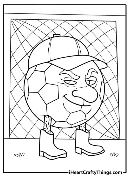 Italian Brainrot Coloring Pages 6