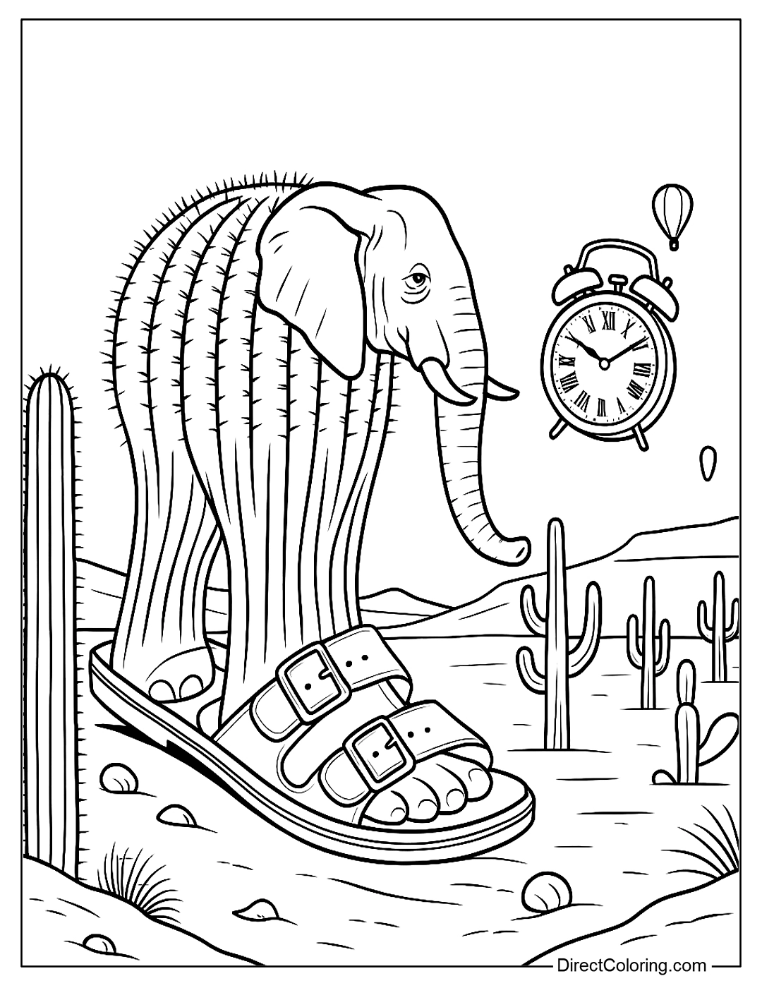 Italian Brainrot Coloring Pages 7