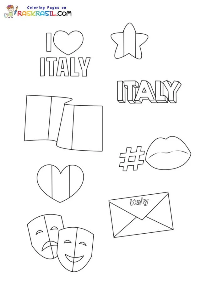 Italy Coloring Pages 30