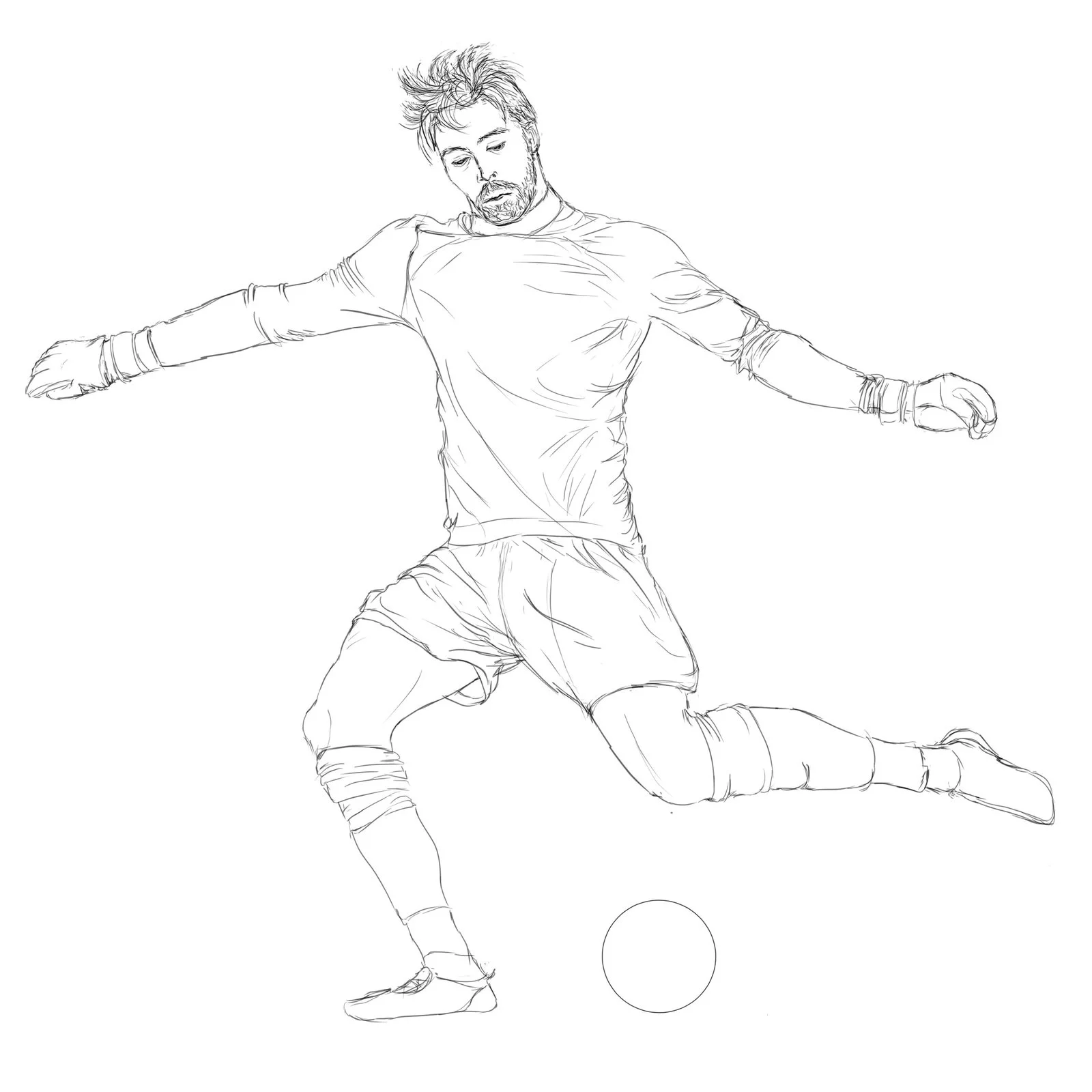 Jack Grealish Para Colorear 3