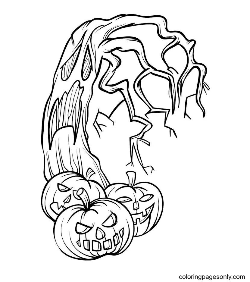 Jack O Lantern Ausmalbilder 2