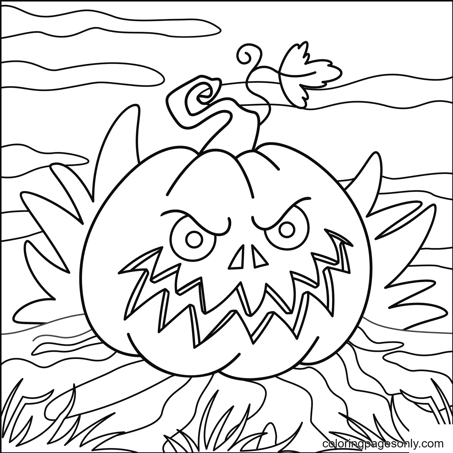 Jack O Lantern Ausmalbilder 29