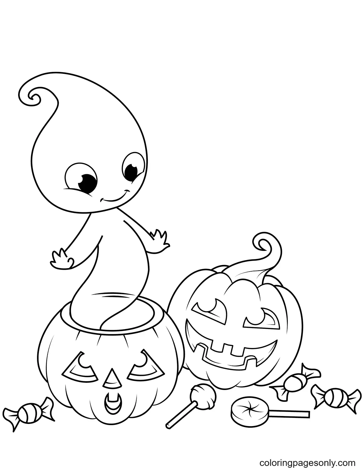 Jack O Lantern Ausmalbilder 3