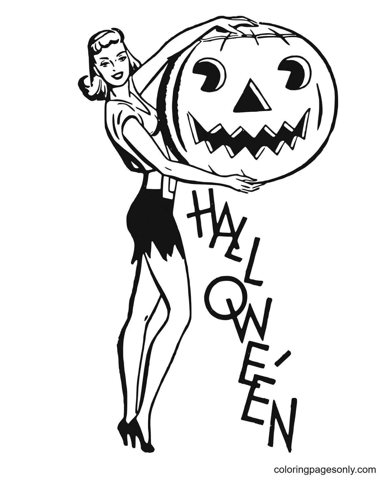 Jack O Lantern Ausmalbilder 36