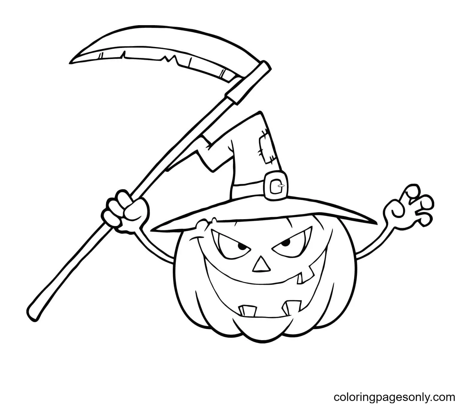 Jack O Lantern Ausmalbilder 4