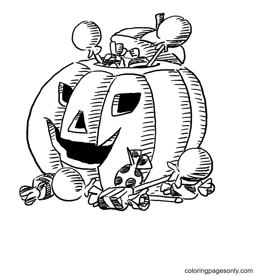 Jack O Lantern Ausmalbilder 45