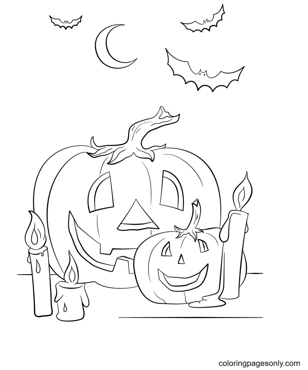 Jack O Lantern Ausmalbilder 46