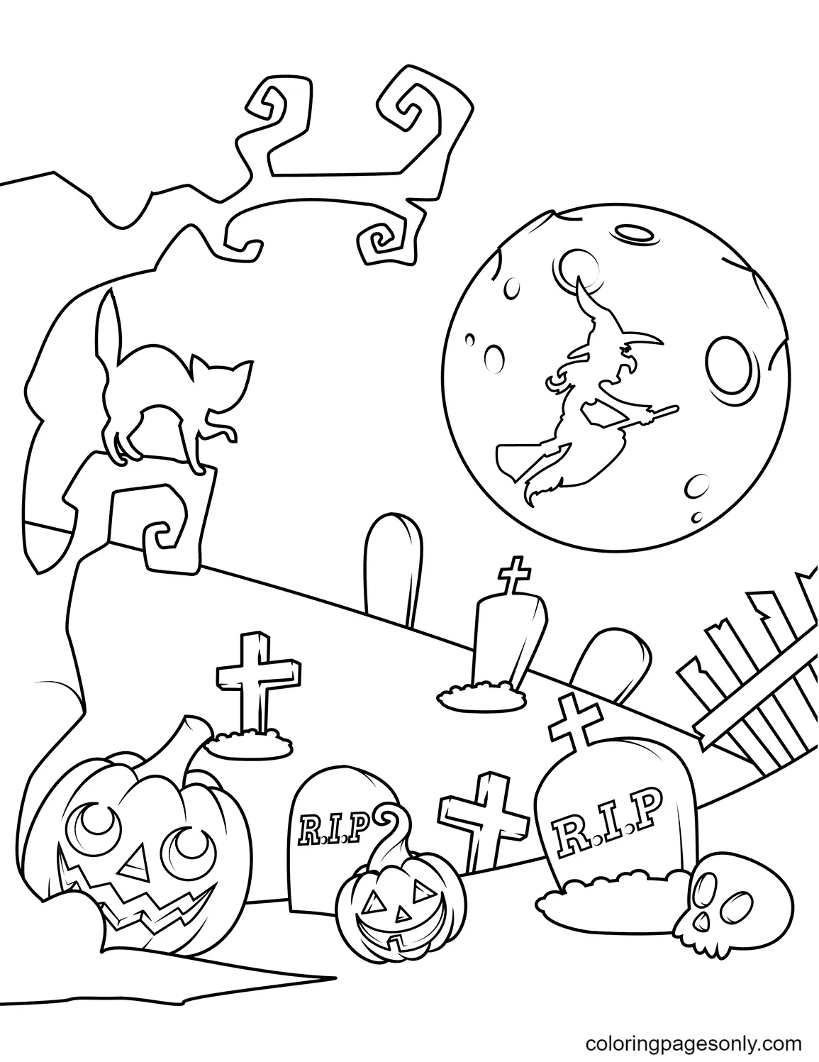Jack O Lantern Ausmalbilder 47