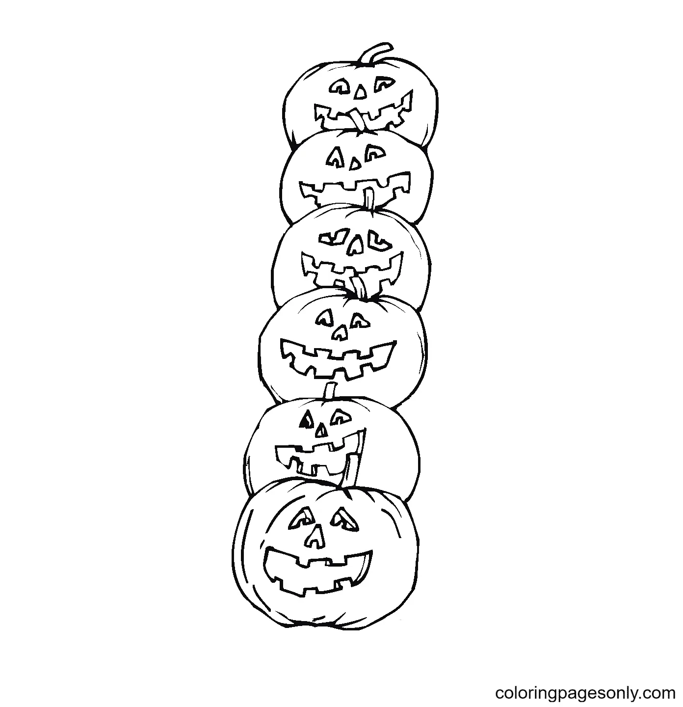 Jack O Lantern Ausmalbilder 54