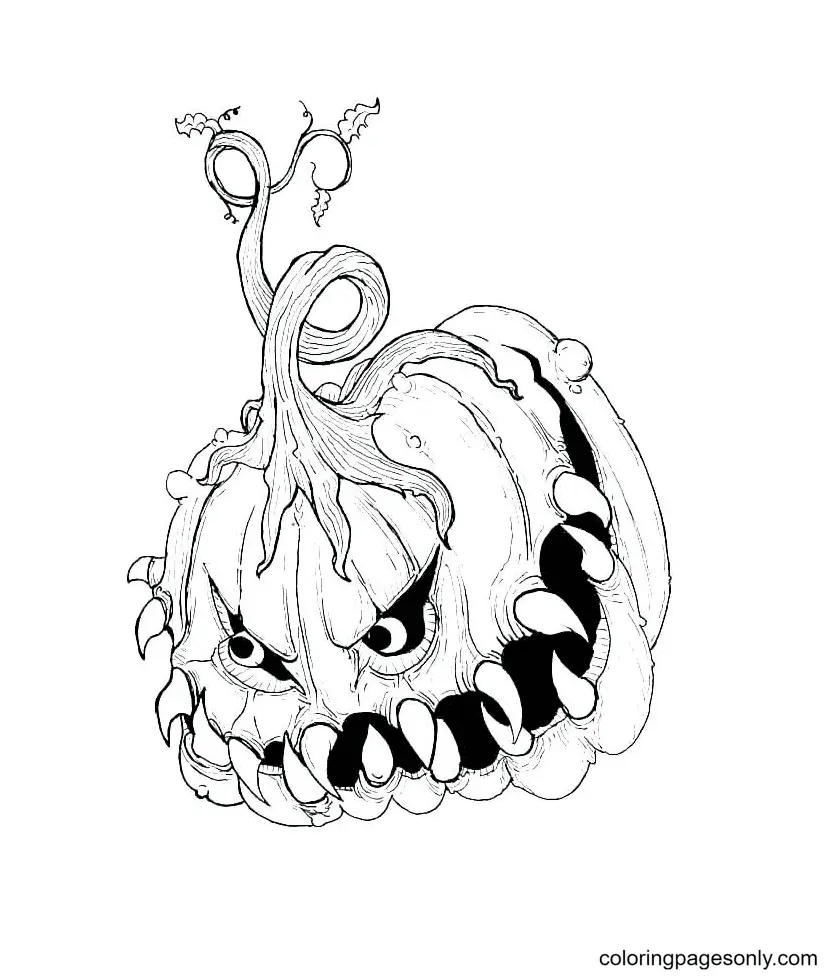 Jack O Lantern Ausmalbilder 8