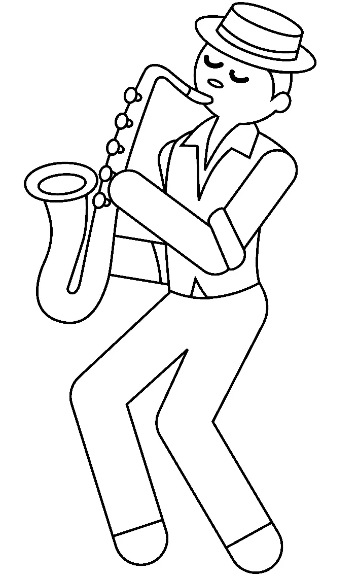 Jazz Ausmalbilder