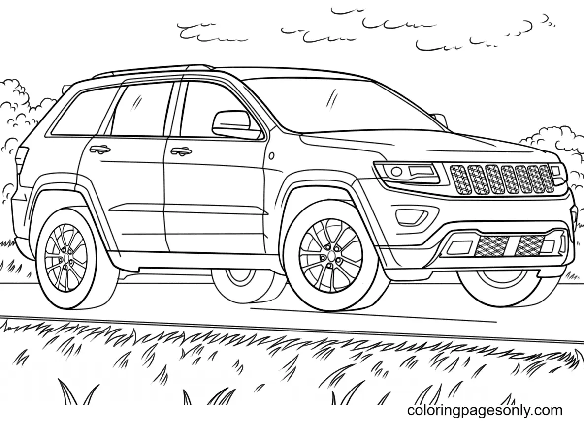 Jeep Coloring Pages 11